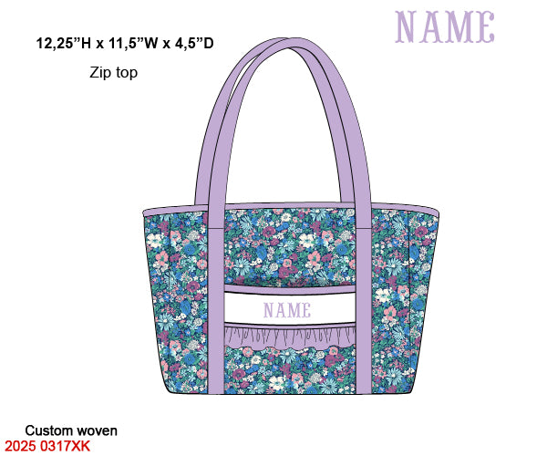 Blue Liberty Floral Luggage