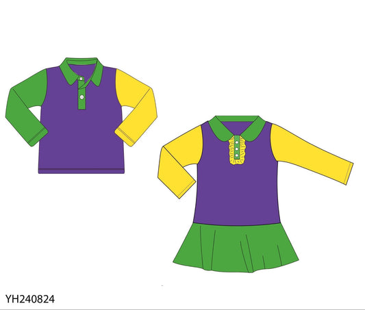 Mardi Gras Color Block Collection