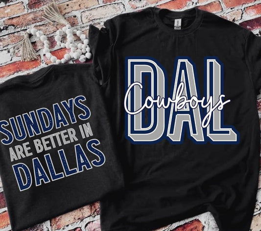 Sundays are better in - YOUTH Long Sleeves - Multiple teams