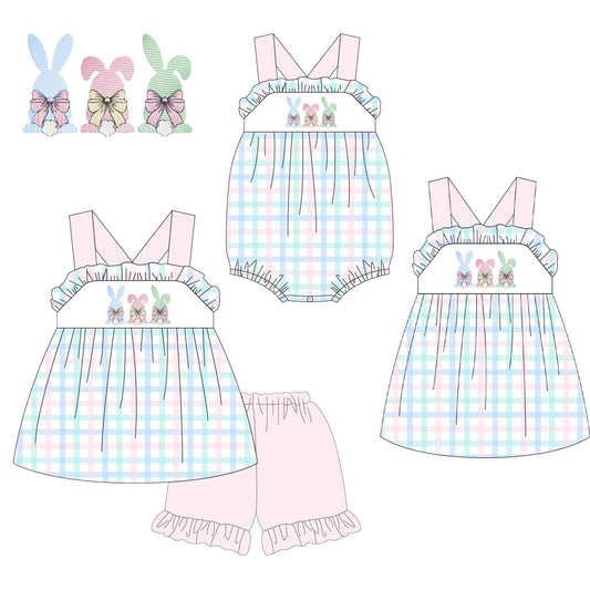 Pastel Plaids + Easter Bunnies