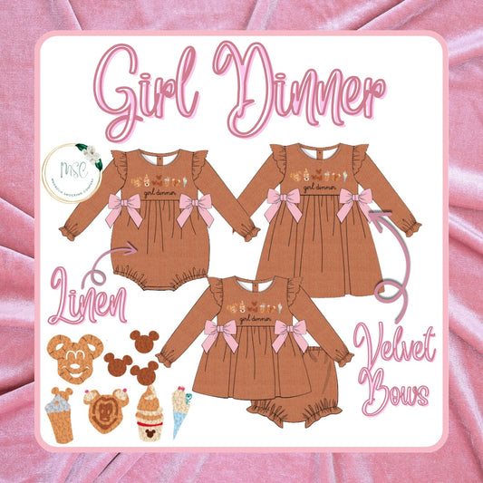 Girl Dinner