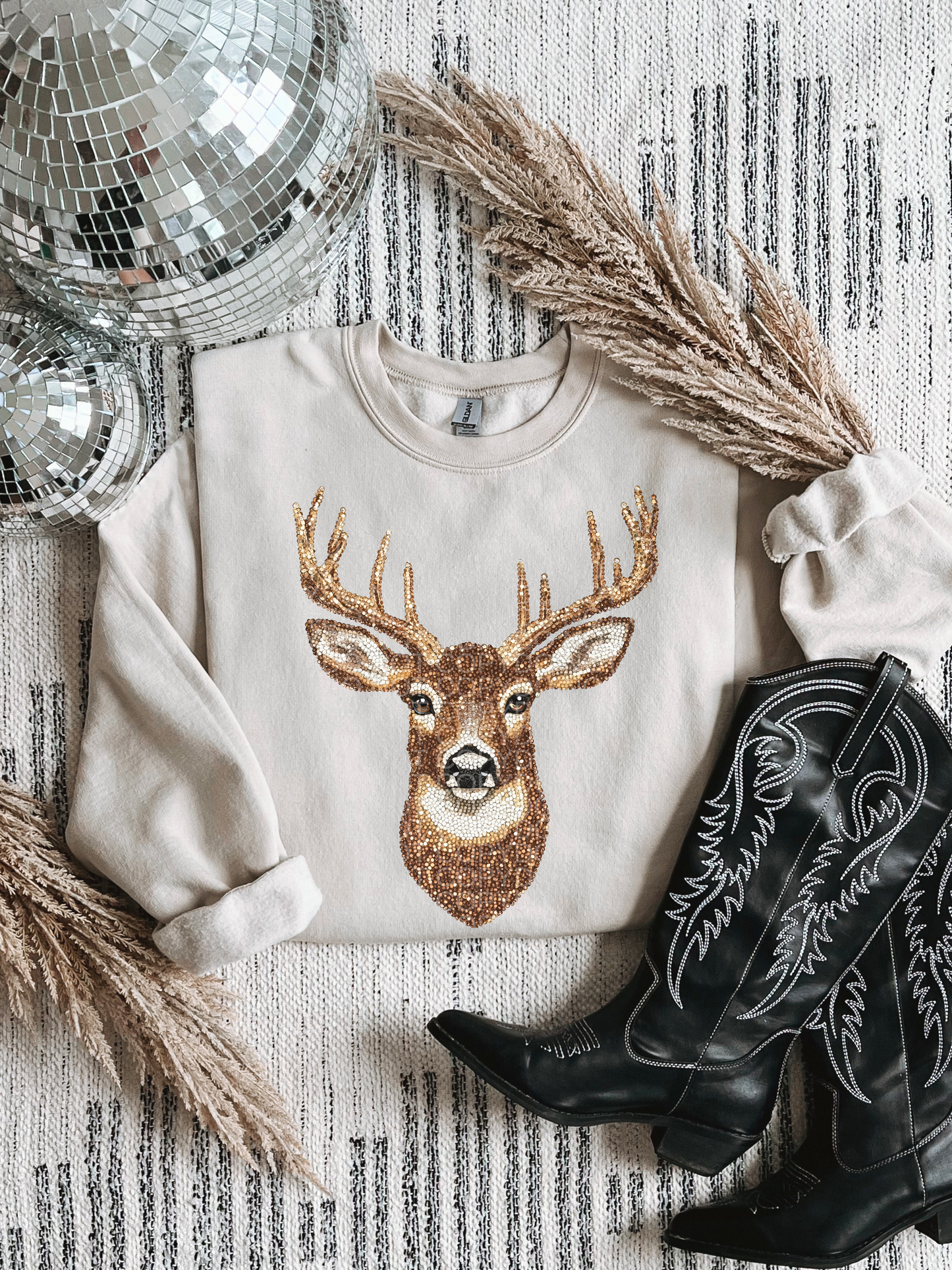 FAUX rhinestone deer - Multiple Styles