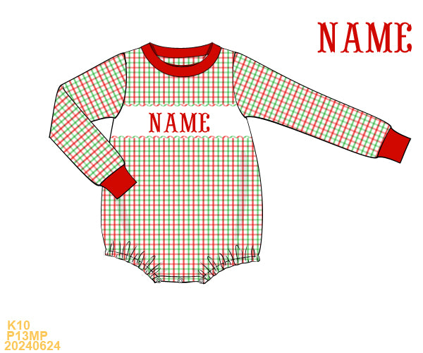 Holly Jolly Name Smocks