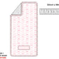 Pink Flowers + Bows Toile Luggage