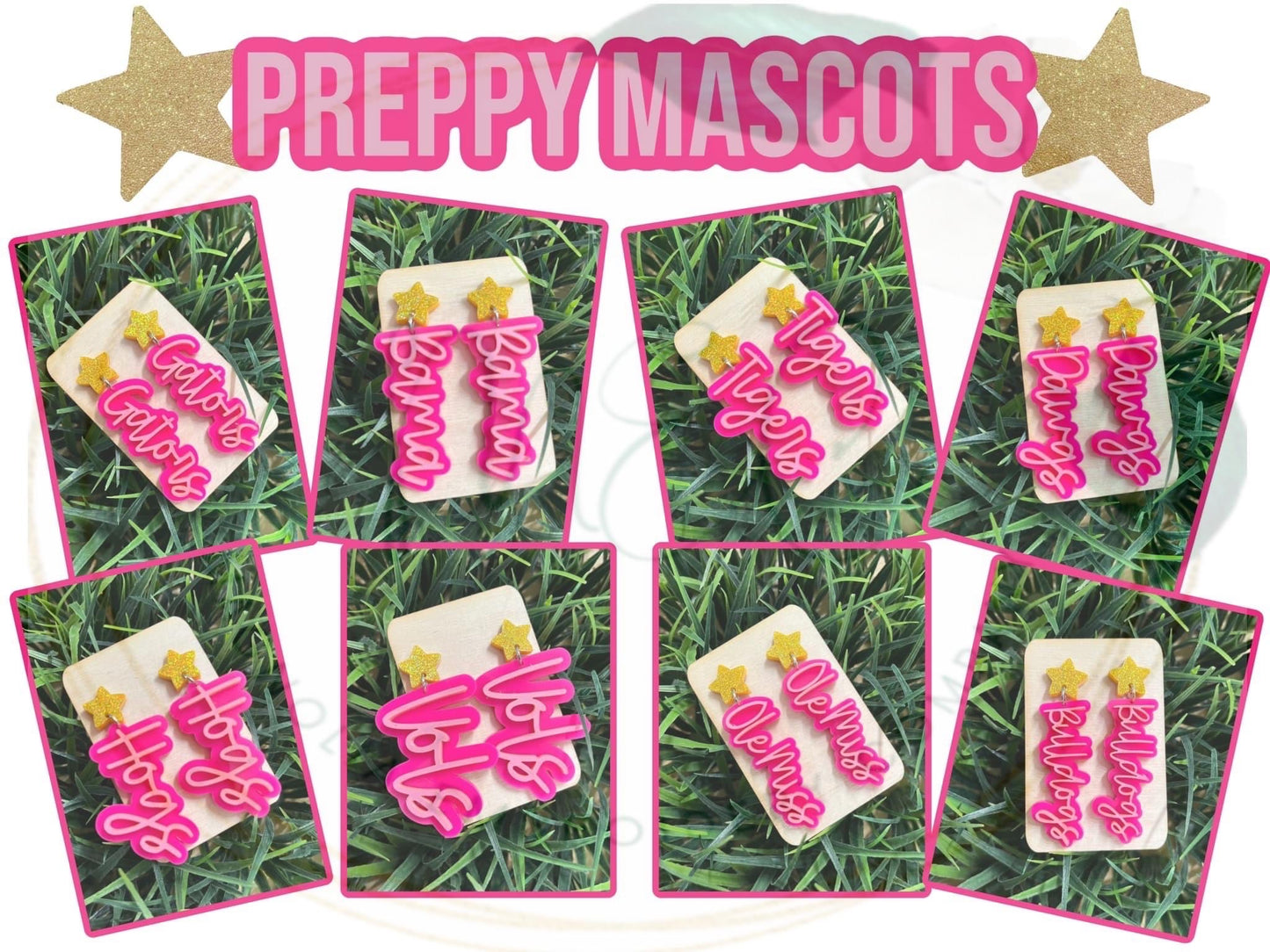 Preppy Mascot Earrings