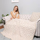 Luxury Soft Leopard Print Throw Blanket: Gray