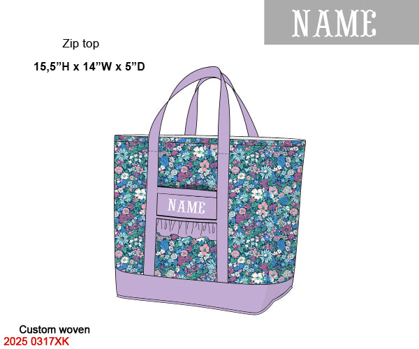 Blue Liberty Floral Luggage
