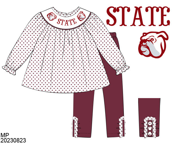 MSU Bulldog Winter Smocks