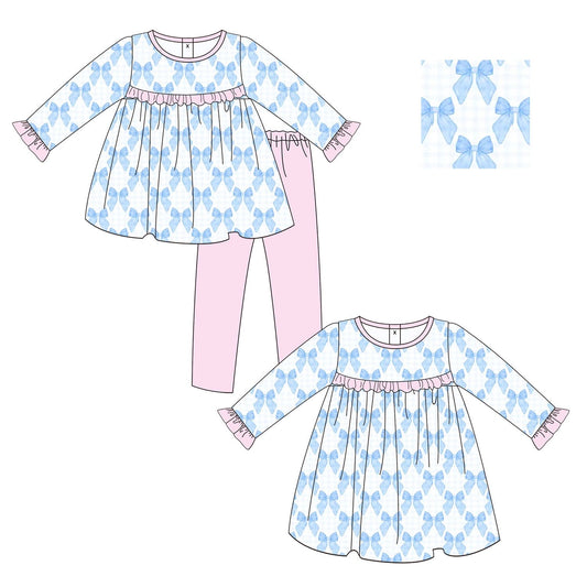 Pink Ruffles & Blue Bows Collection