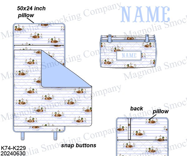 Boys Custom Smocked Luggage Pre-Order