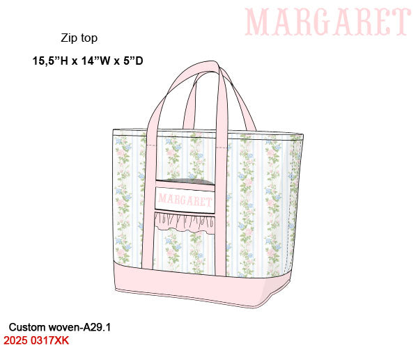 Stripes + Vines Luggage
