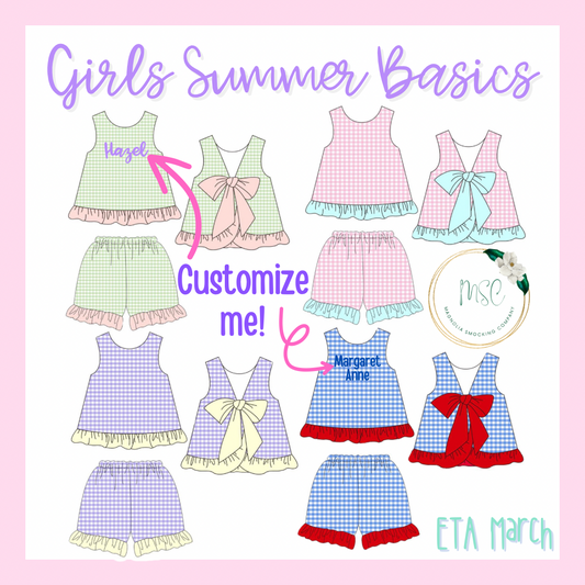 Girls Summer Basics