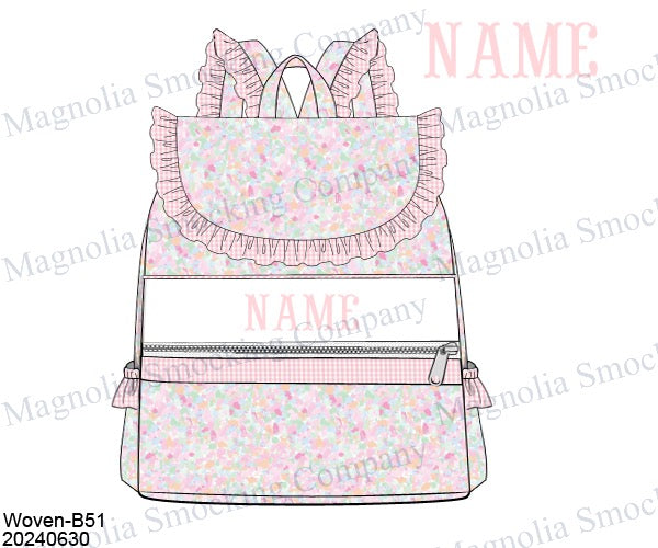 Girls Custom Smocked Luggage Pre-Order