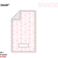 Pink Flowers + Bows Toile Luggage