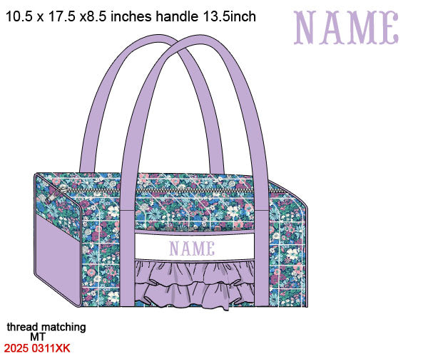 Blue Liberty Floral Luggage