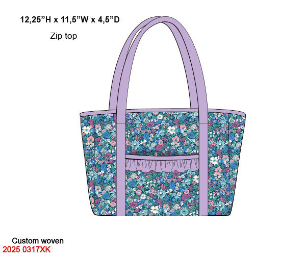 Blue Liberty Floral Luggage