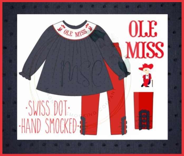 Ole Miss Rebels Winter Smocks