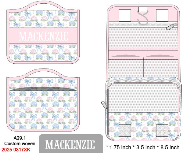 Hydrangeas & Bows Luggage