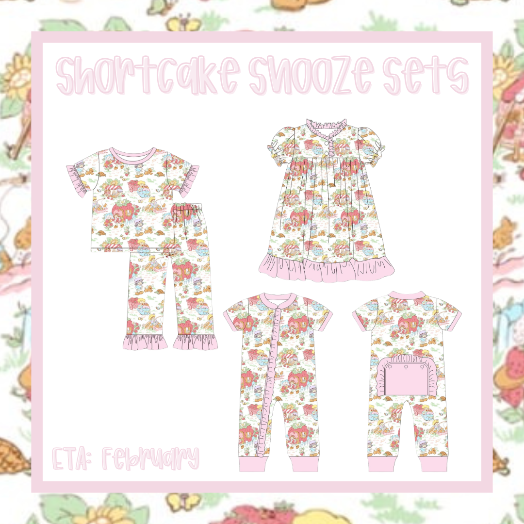 Shortcake Snooze Sets