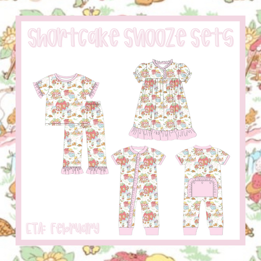 Shortcake Snooze Sets