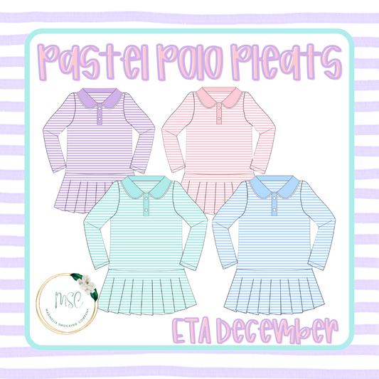 Pastel Polo Pleats