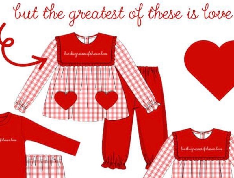 But the Greatest is Love - Girl Pant Set