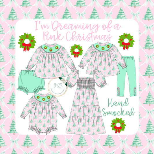 I’m Dreaming of a Pink Christmas Smocks