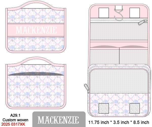 Hydrangeas Trellis Luggage
