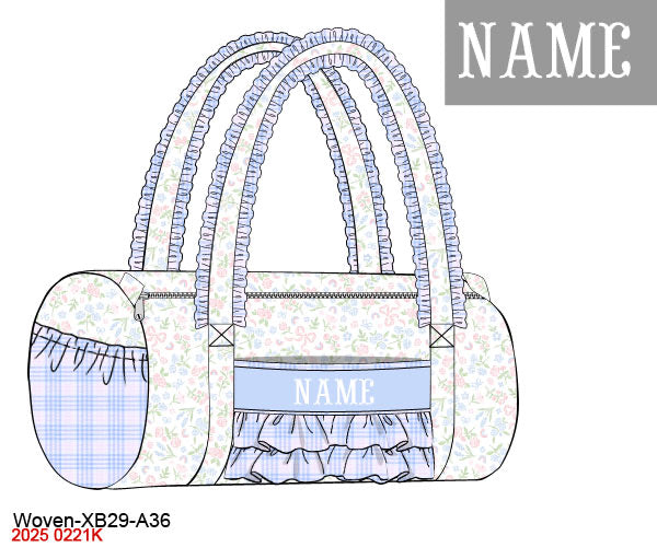 Flowers, Bows & Rainbows Luggage