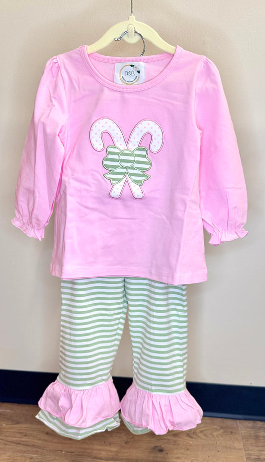 Appliquéd Candy Canes