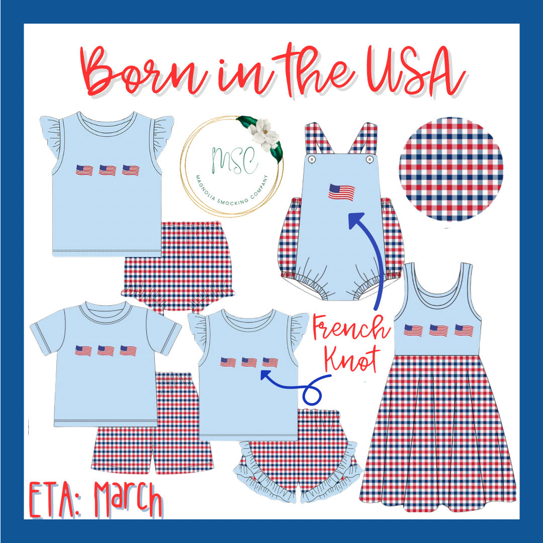 Born in the USA French Knot Collection