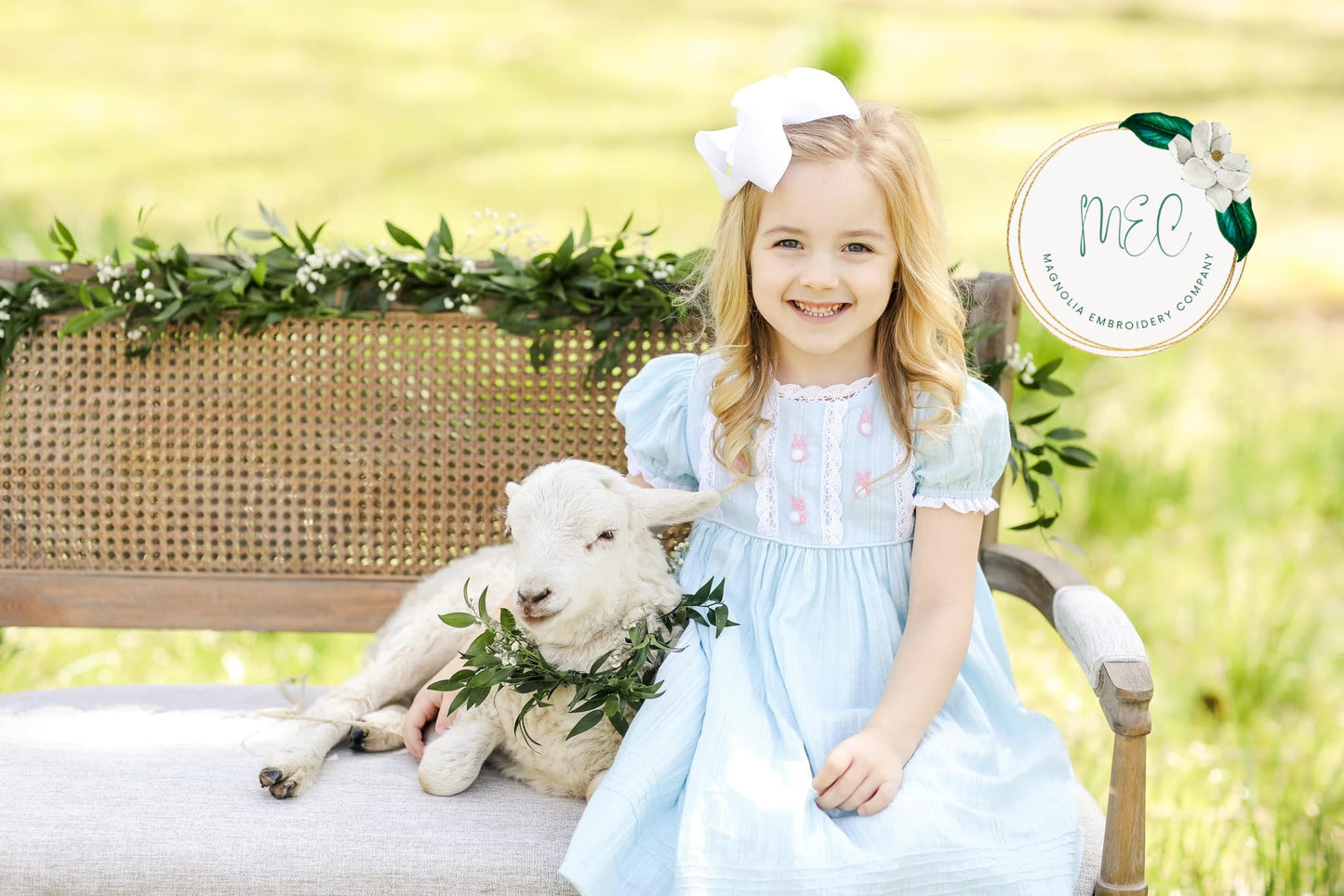 Stunning Linen Easter Dress