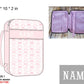 Pink Flowers + Bows Toile Luggage