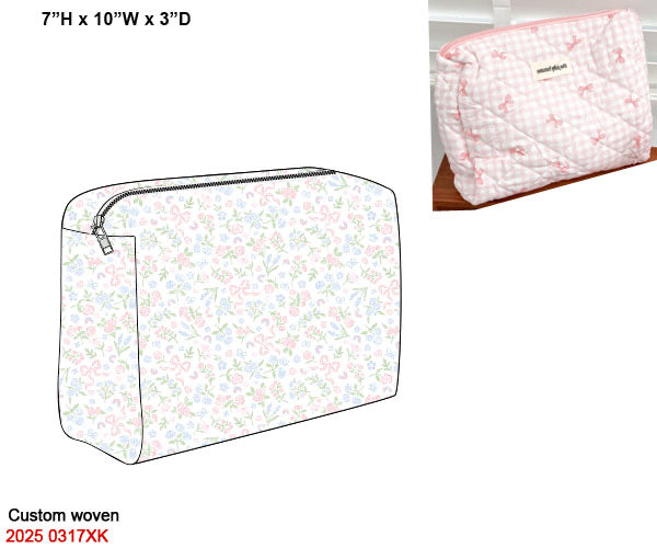 Flowers, Bows & Rainbows Luggage