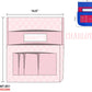 Pink Bow Trellis Luggage