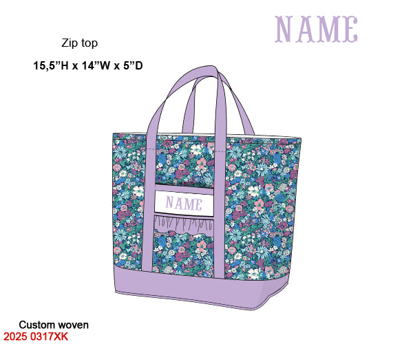 Blue Liberty Floral Luggage