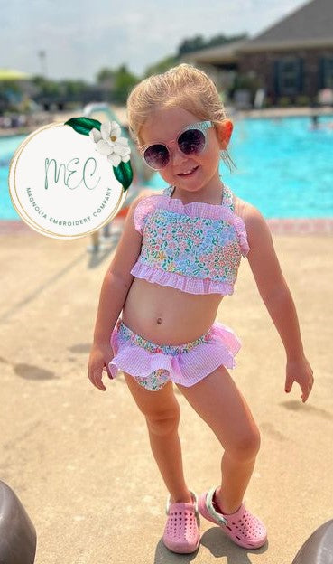 2pc Floral Swimmies