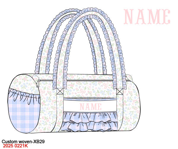 Flowers, Bows & Rainbows Luggage