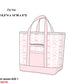 Pink Flowers + Bows Toile Luggage
