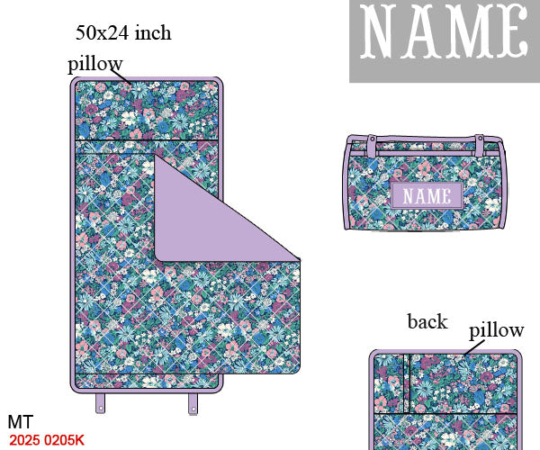 Blue Liberty Floral Luggage
