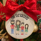 Custom Embroidered Christmas Ornament
