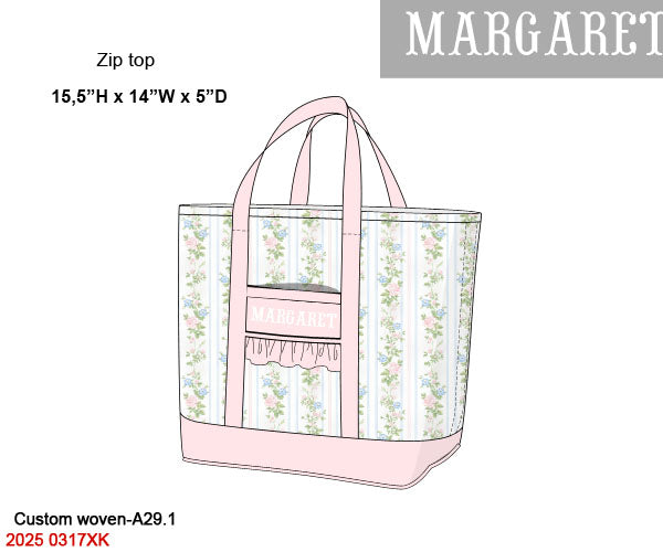Stripes + Vines Luggage