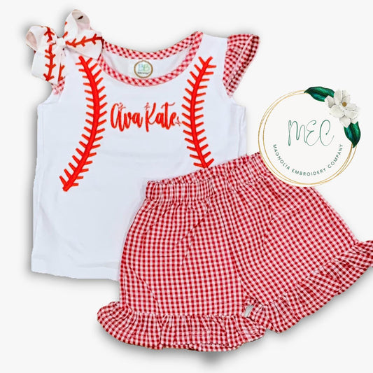 Baseball Short Set