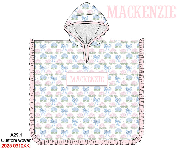 Hydrangeas & Bows Luggage