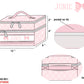 Pink Bow Trellis Luggage