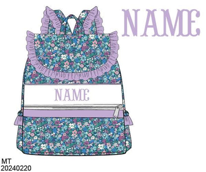Blue Liberty Floral Luggage