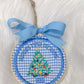 Custom Embroidered Christmas Ornament