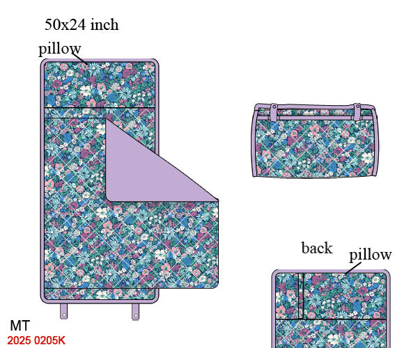 Blue Liberty Floral Luggage