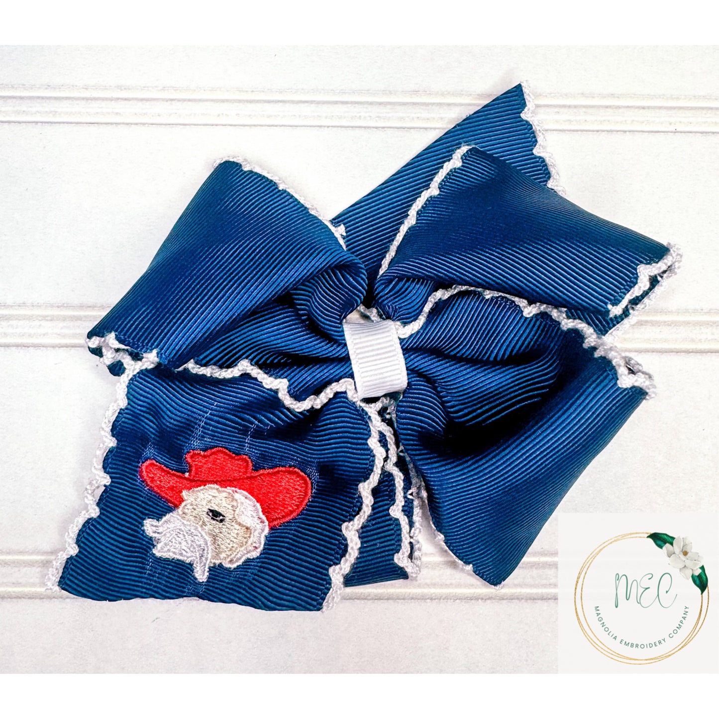 Colonel Rebel Embroidered Bows