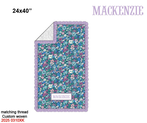 Blue Liberty Floral Luggage